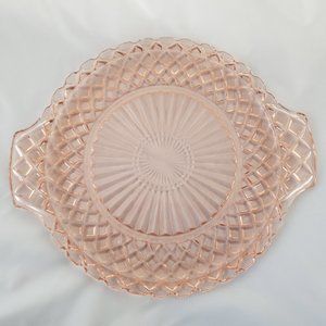 Vintage Waterfod " waffle" Depression Glass